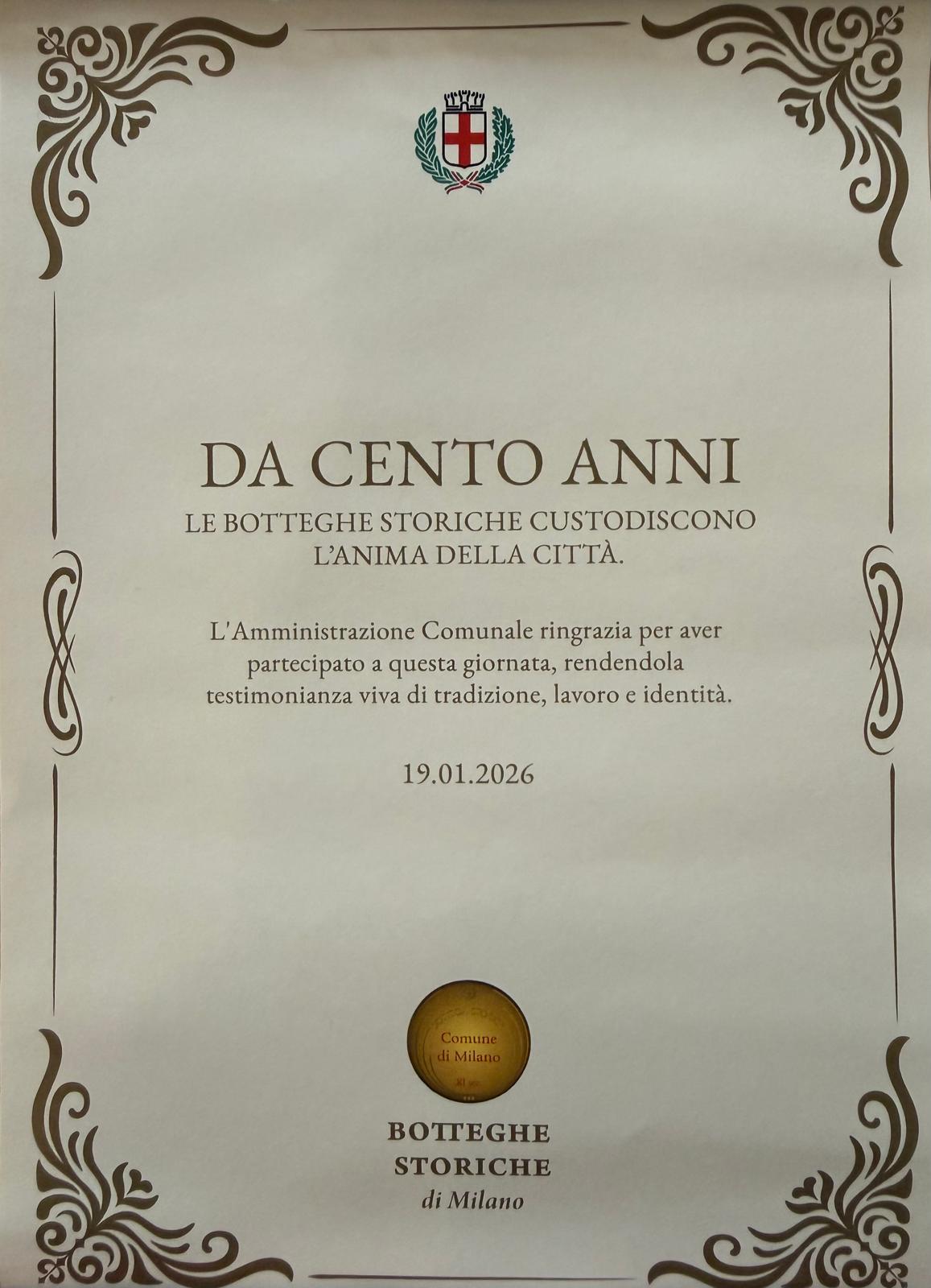 Milano celebra le botteghe storiche ultracentenarie, patrimonio vivo dei quartieri